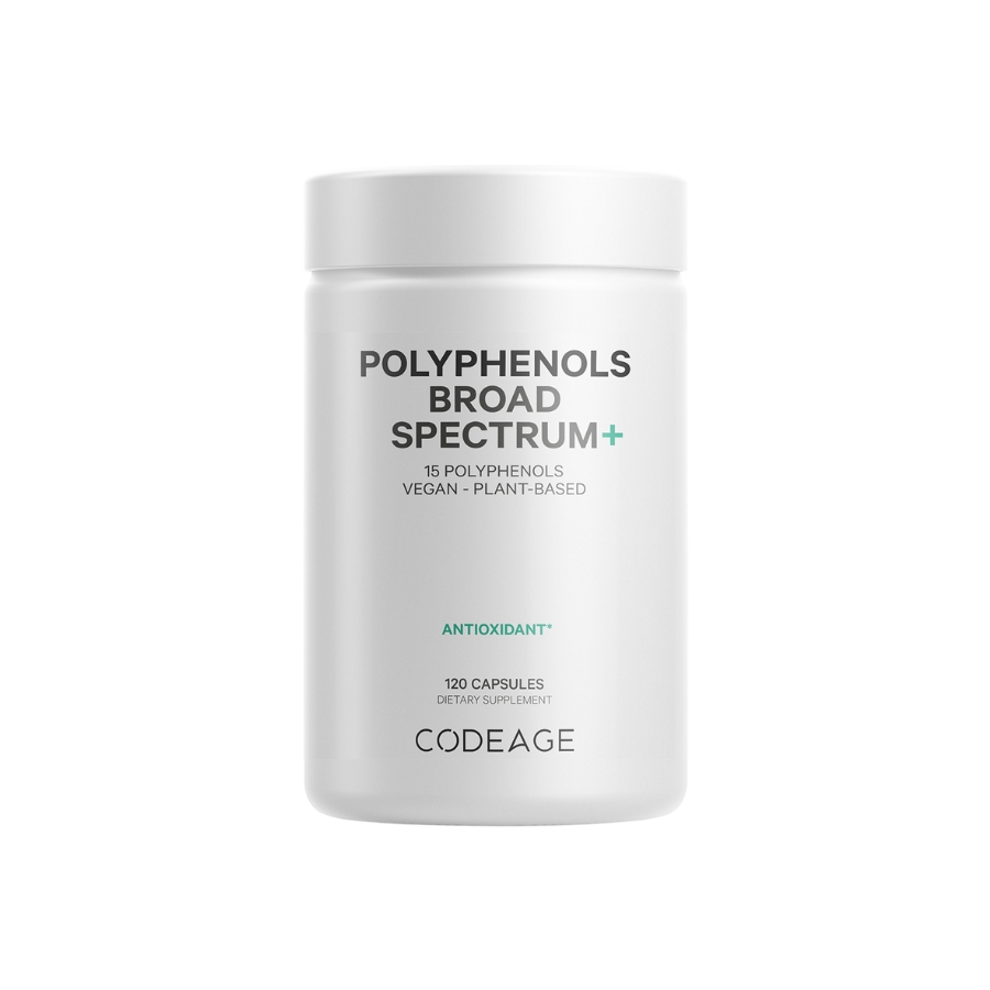 Viên uống chống nắng Codeage Polyphenols Broad Spectrum (120 viên)