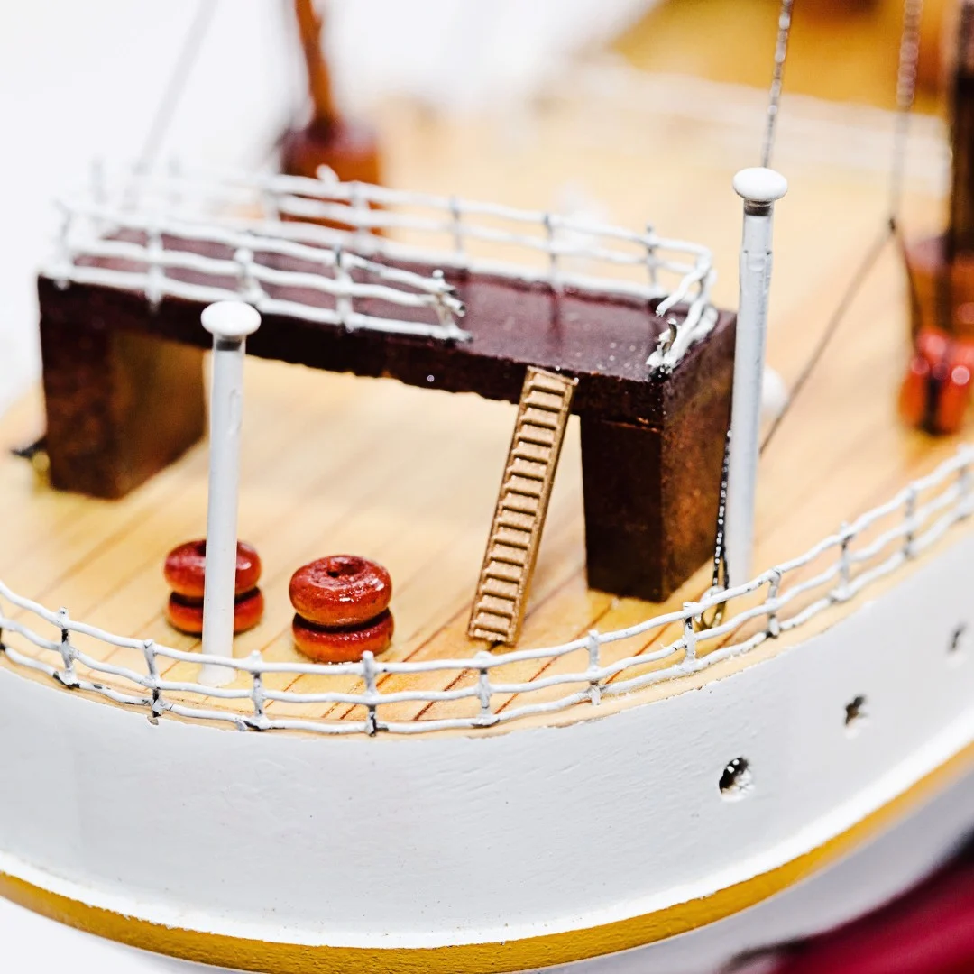 Mô hình Du thuyền HMS TITANIC cao cấp, mô hình gỗ tự nhiên, sang trọng lắp ráp sẵn 1st FURNITURE