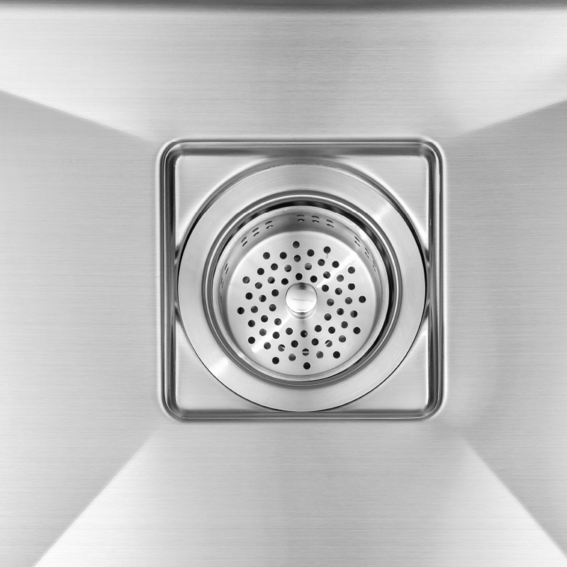 Chậu rửa chén Malloca MS 6302 ST - 1 ngăn cực rộng - Inox 304 - Hàng chính hãng