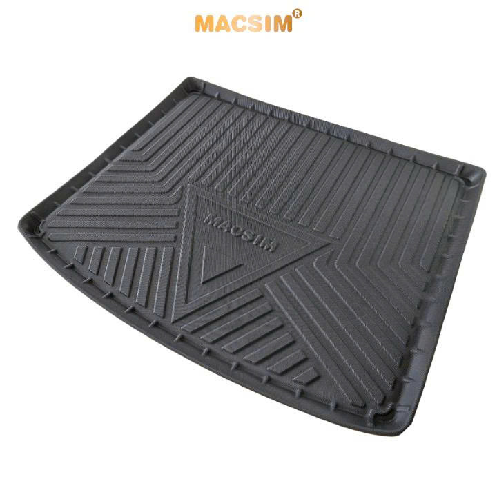Thảm lót cốp (qd) xe ô tô VOLKSWAGEN Touareg (2011-2016) nhãn hiệu Macsim chất liệu nhựa TPV cao cấp màu đen
