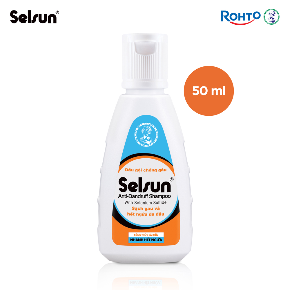 Dầu gội Selsun chống gàu, sạch gàu & hết ngứa da đầu Selsun Anti-Dandruff Shampoo 50ml