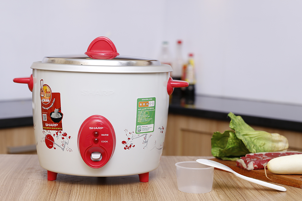 Nồi cơm nắp rời Sharp 2.8 lít KSH-D28V, Công suất 1000W, Giao màu ngẫu nhiên - Hàng chính hãng
