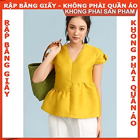 Rập giấy A0 áo croptop tay phồng 
mã 715 (BẢN VẼ)