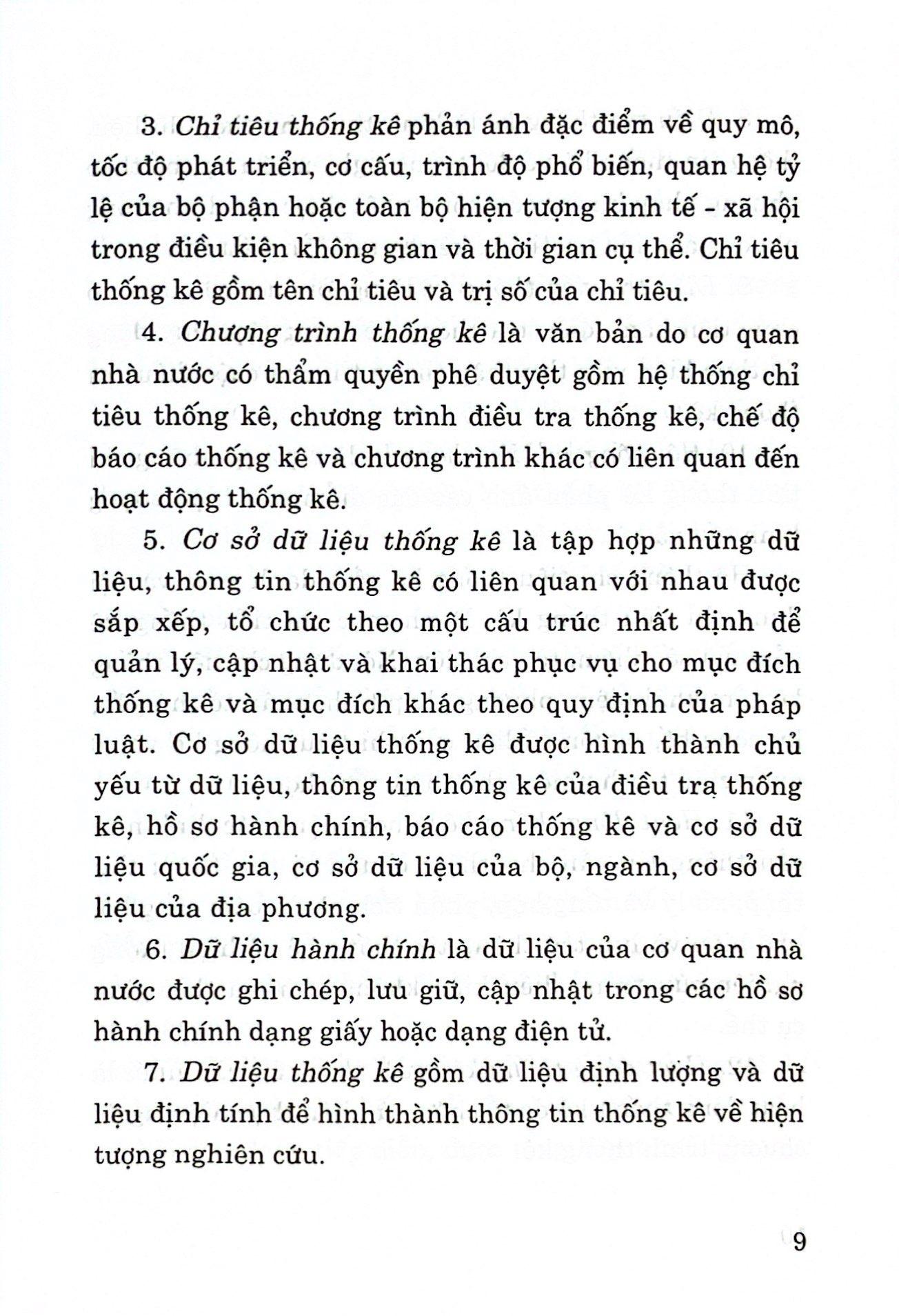 Luật Thống Kê (Hiện Hành) (Sửa Đổi, Bổ Sung Năm 2021)