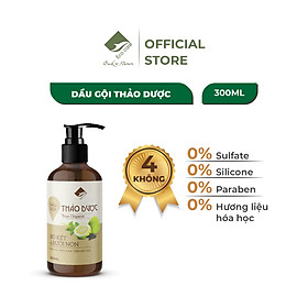 Dầu Gội Xả Thảo Dược ECOCARE TRUE ORGANIC Chiết Xuất Bồ Kết và Bưởi Non 100ml-300ml, Thành Phần Thiên Nhiên Hỗ Trợ Mọc Tóc, Phục Hồi Tóc Hư Tổn