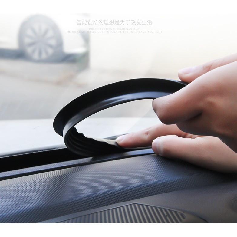 Bộ 1,6m Gioăng cao su chữ T nẹp chân kính lái ô tô, phù hợp mọi loại xe { Tặng que gài tiện lợi }