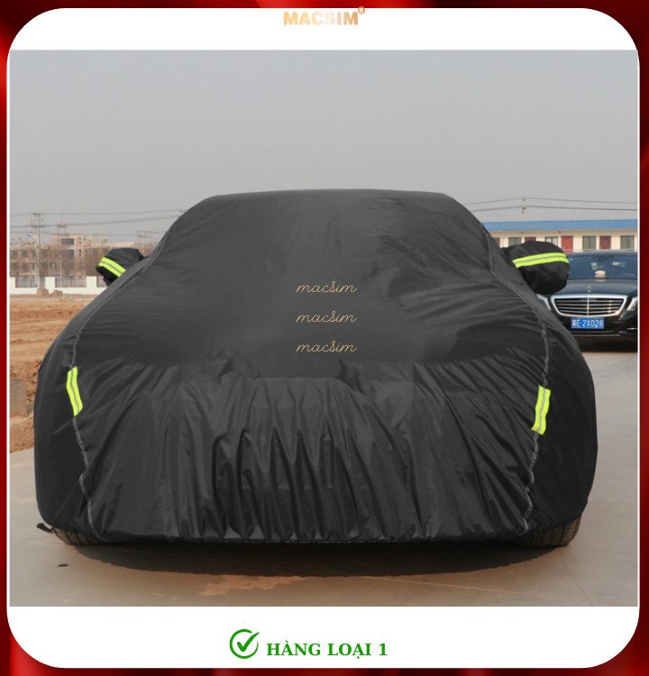 Bạt phủ ô tô dành cho Audi A4 thương hiệu MACSIM- màu đen - bạt phủ trong nhà và ngoài trời