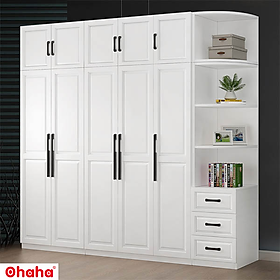 [ Miễn phí giao hàng & lắp đặt tại TP.HCM] [Kèm clip thực tế] Tủ Quần Áo Gỗ Công Nghiệp Hiện Đại Ohaha - HĐ004