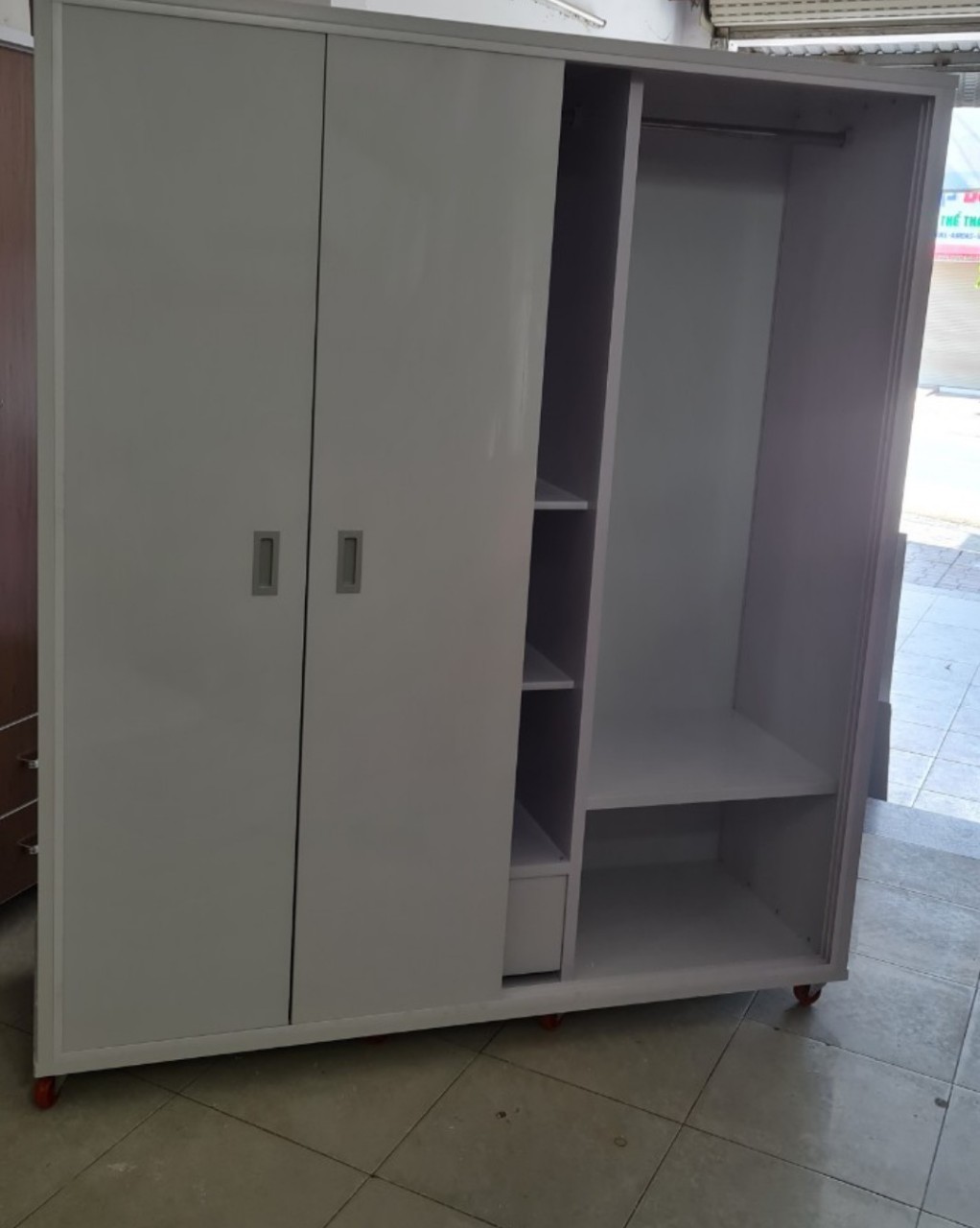 Tủ áo nhựa Juno Sofa loại tốt mở lùa chất lượng