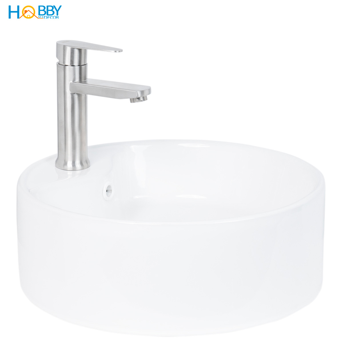 Vòi xả chậu rửa mặt lavabo lạnh Inox 304 Hobby Home Decor LBL5