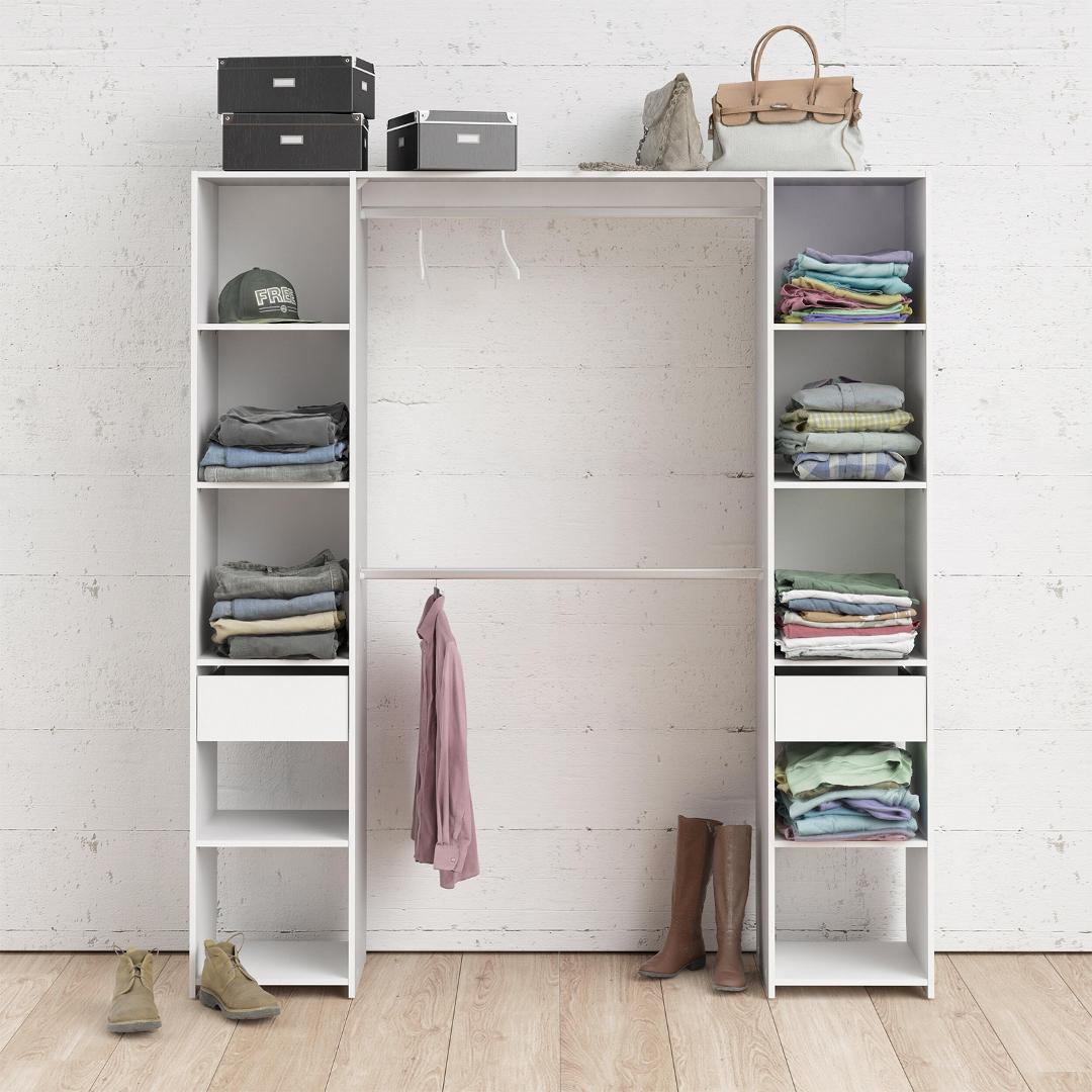 Tủ để quần áo bằng gỗ thiết kế tiện lợi SMLIFE Cabana