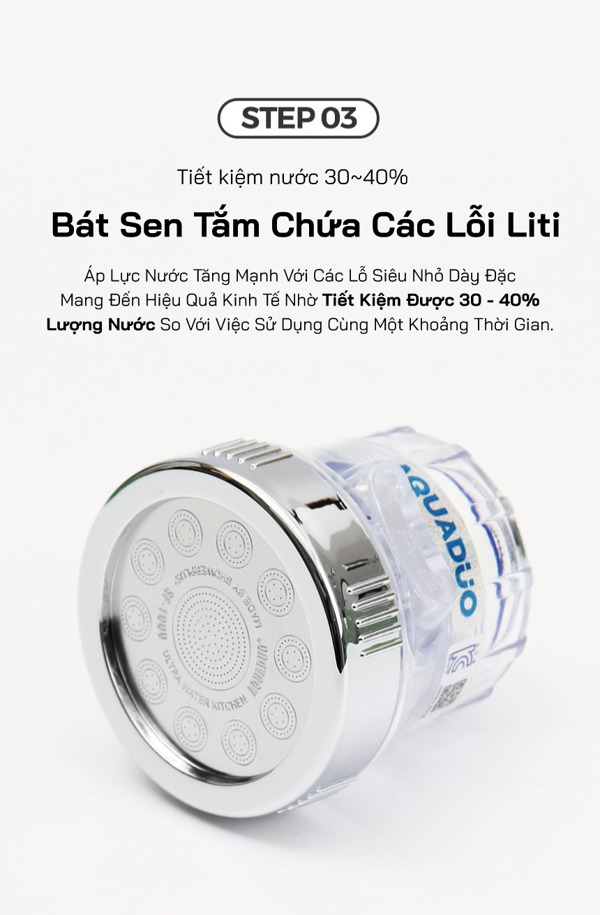 Vòi rửa chén tăng áp (lọc nước) AquaDuo SF-1000A