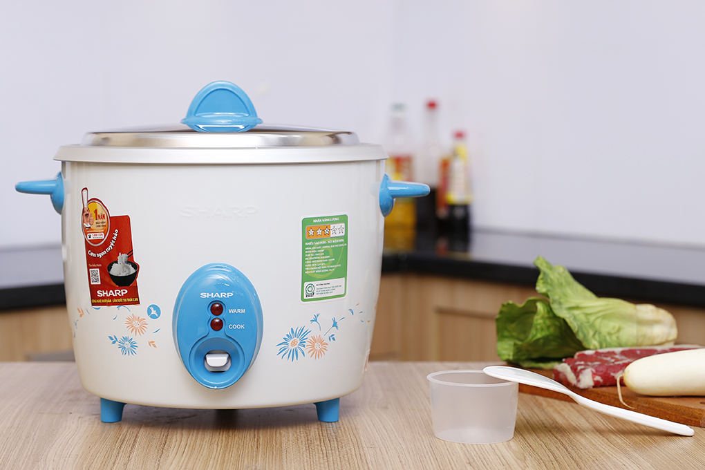 Nồi cơm nắp rời Sharp 2.8 lít KSH-D28V, Công suất 1000W, Giao màu ngẫu nhiên - Hàng chính hãng