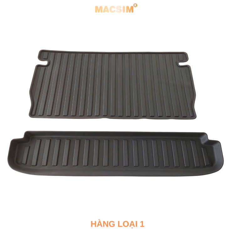 Thảm sd3 Combo lót cốp & bảo vệ lưng ghế Vinfast VF3 Nhãn hiệu Macsim