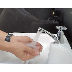 Vòi Lavabo lạnh nhựa ABS mạ Chrome Eurolife EL-LA05 (Trắng bạc)