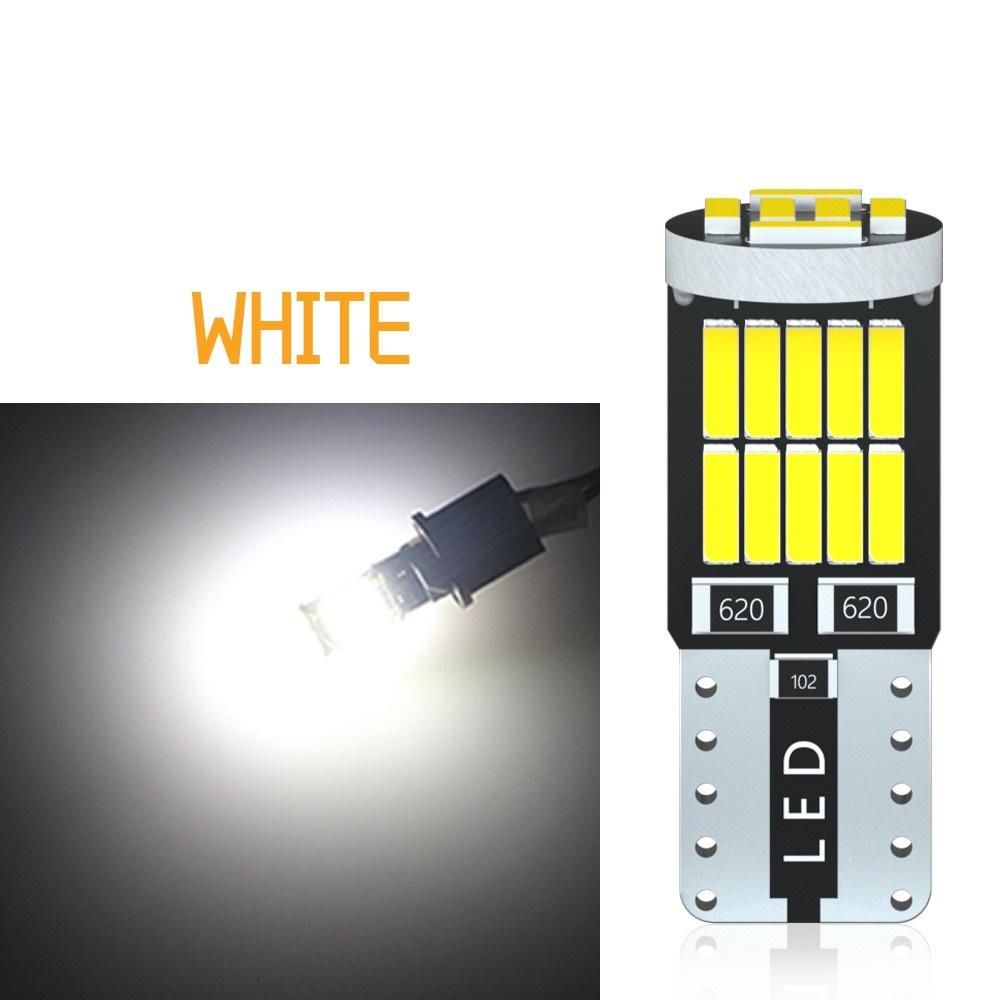 Đèn Led Canbus T10 6000k Ánh Sáng Trắng Thay thế và Trang Trí Nội Thất Xe Hơi, Đèn W5W soi biển số, đèn định vị, đèn cốt