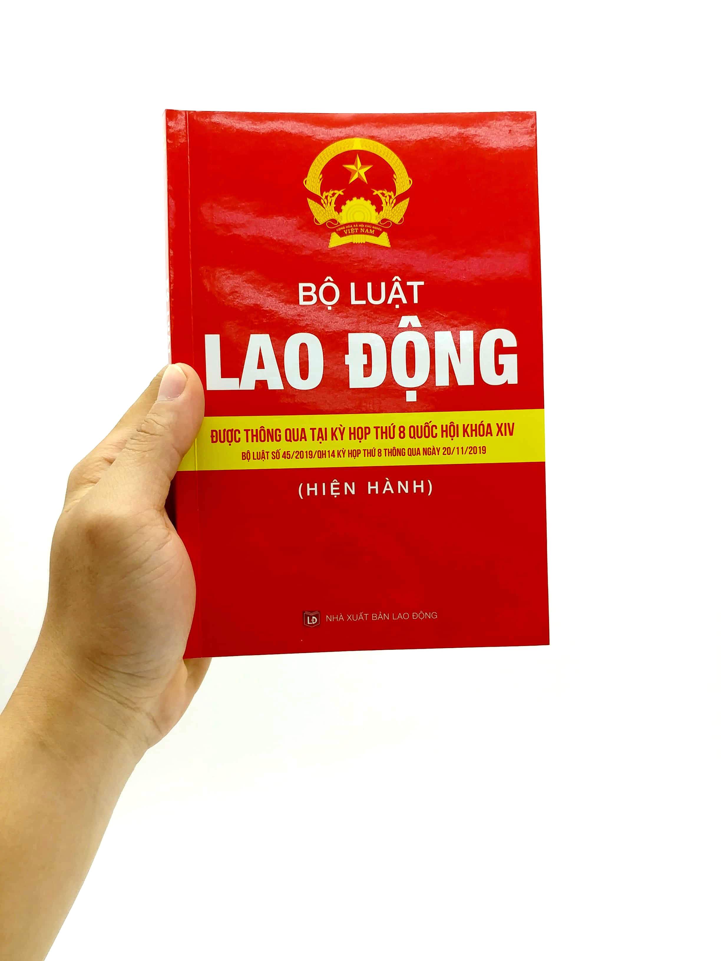 Bộ Luật Lao Động - Được Thông Qua Tại Kỳ Hợp Thứ 8 Quốc Hội Khóa XIV (Bộ Luật Số 45/2019/QH 14 Kỳ Họp Thứ 8 Thông Qua Ngày 20/11/2019)