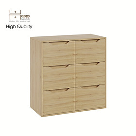 [Happy Home Furniture] ALEE, Tủ đựng đồ 6 ngăn kéo ,  80cm x 38cm x 82cm ( DxRxC), THK_035