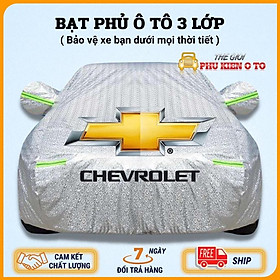 bạt che ô tô 7 chỗ, Bạt Phủ Xe Ô Tô Chevrolet Spark, Colorado, Trailblazer, Aveo, Cruze, Orlando, Captiva, 