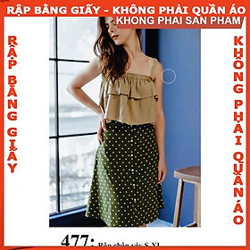 Rập giấy A0 mã 477 (BẢN VẼ) rập chân váy