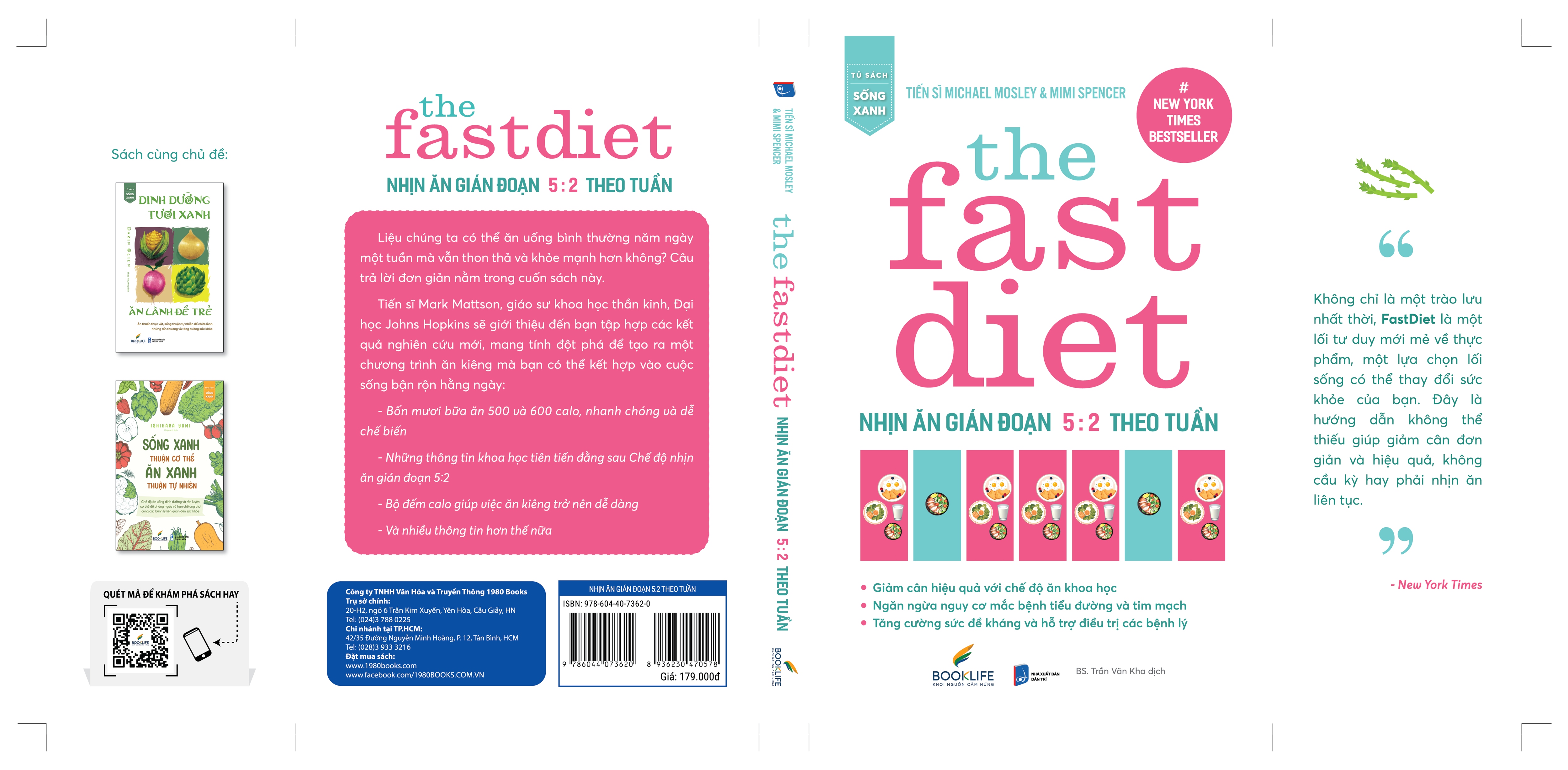 The Fast Diet : Nhịn Ăn Gián Đoạn 5:2 Theo Tuần