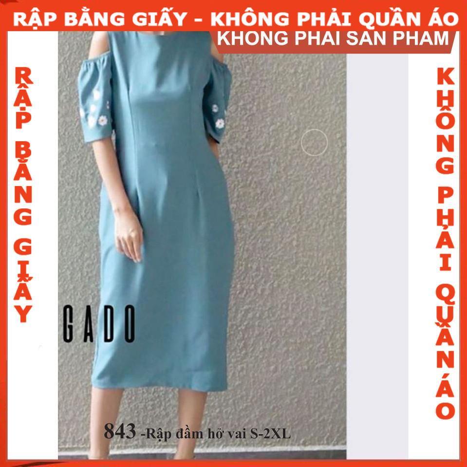 Rập giấy A0 mã 843 (BẢN VẼ) rập đầm