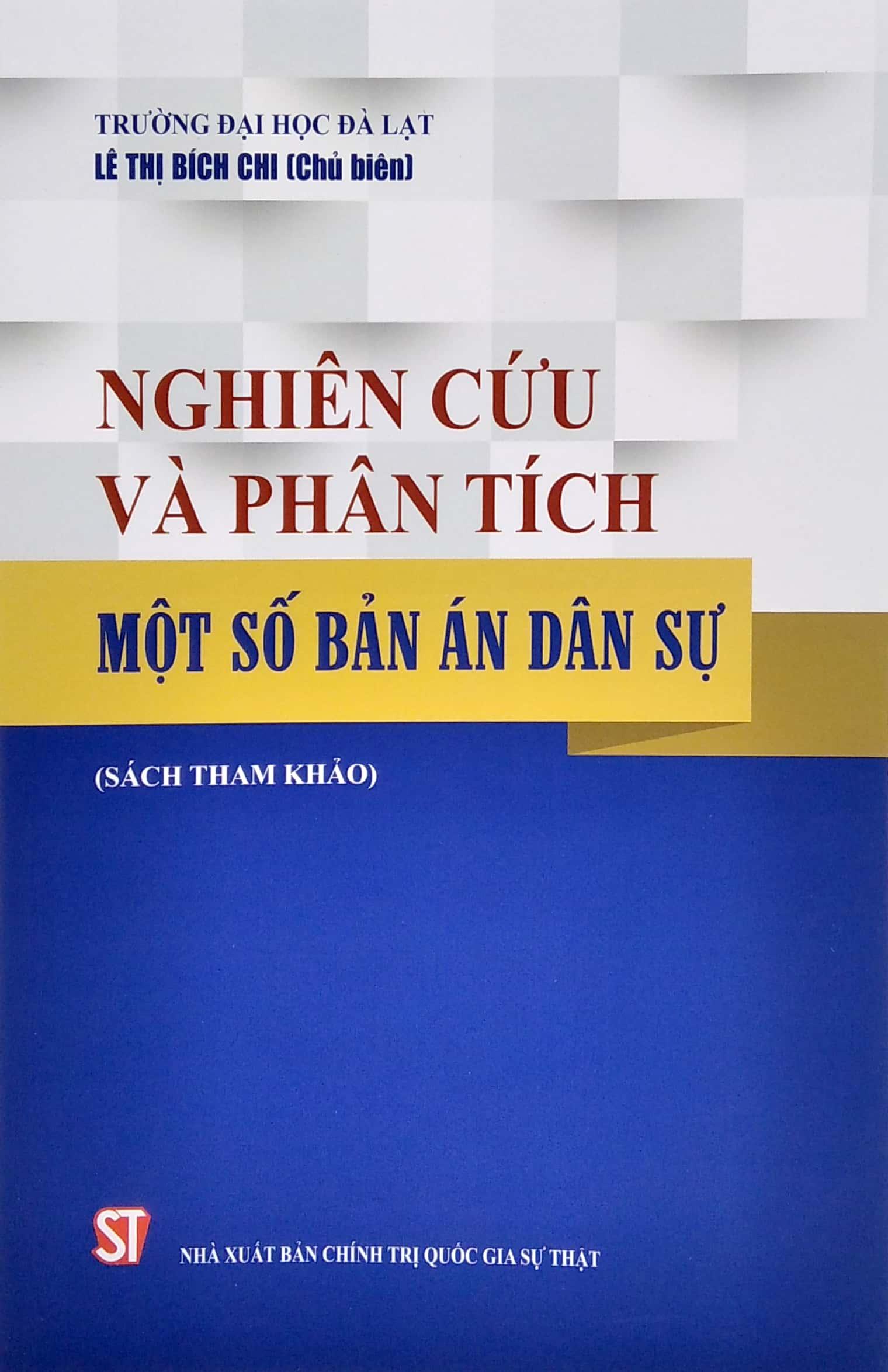 Nghiên Cứu Và Phân Tích Một Số Bản Án Dân Sự