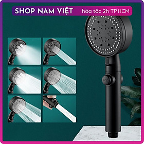 Vòi Sen Tăng Áp Giá Rẻ 6 Chế Độ Nước
