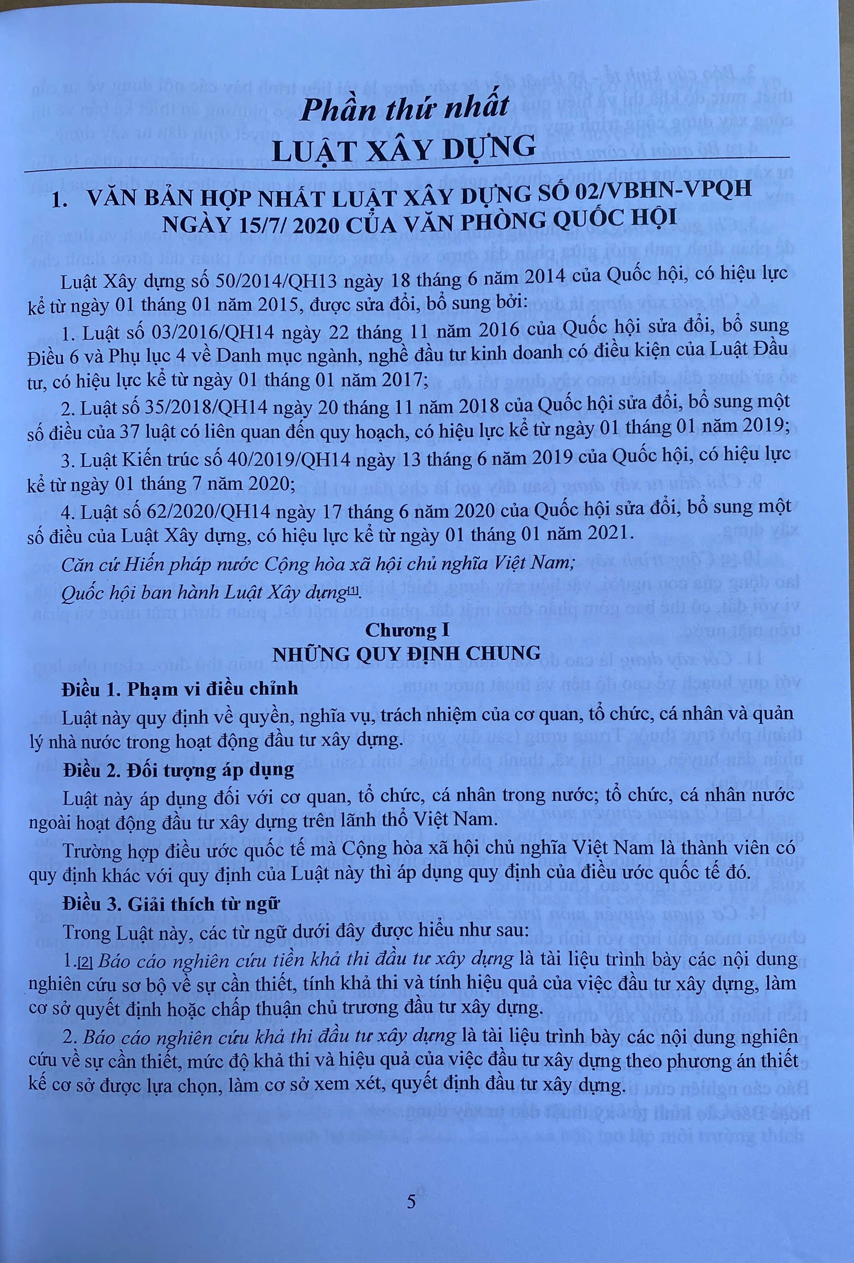 Luật Xây Dựng - Luật Quy Hoạch Đô Thị Và Nông Thôn Và Các Văn Bản Hướng Dẫn Về Quản Lý Chi Phí Đầu Tư Xây Dựng