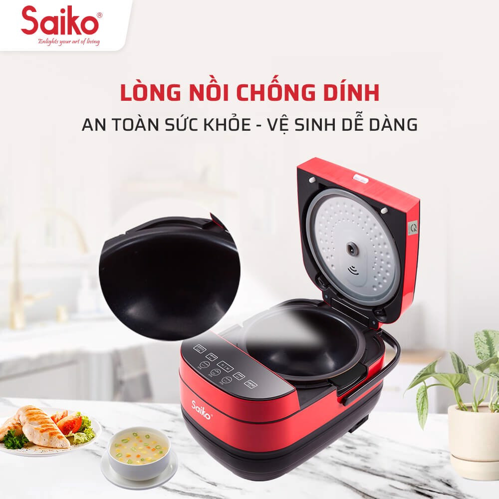Nồi cơm điện cao tần 5L Saiko IH-5500T Hàng Chính hãng