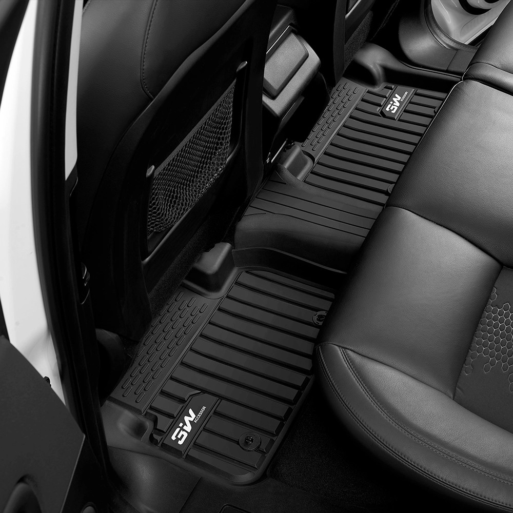 Thảm lót sàn xe ô tô LANDROVER EVOQUE 2020 Nhãn hiệu Macsim 3W chất liệu nhựa TPE đúc khuôn cao cấp - màu đen
