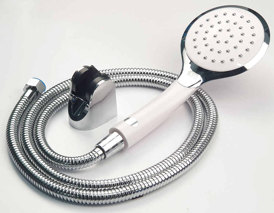 Bộ tay dây sen 1 chức năng chảy Eurolife EL-117SH (Trắng)