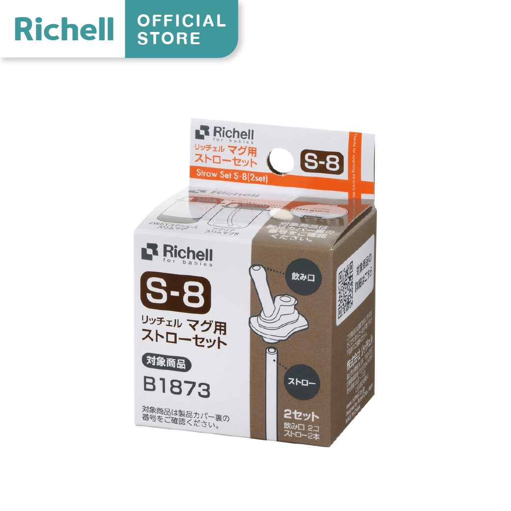 Bình ống hút AQ Slim Richell Nhật Bản | Baby