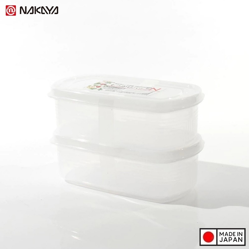 Set 02 hộp thực phẩm Firm Pack N 300ml x2 - Hàng nội địa Nhật Bản nhập khẩu chính hãng