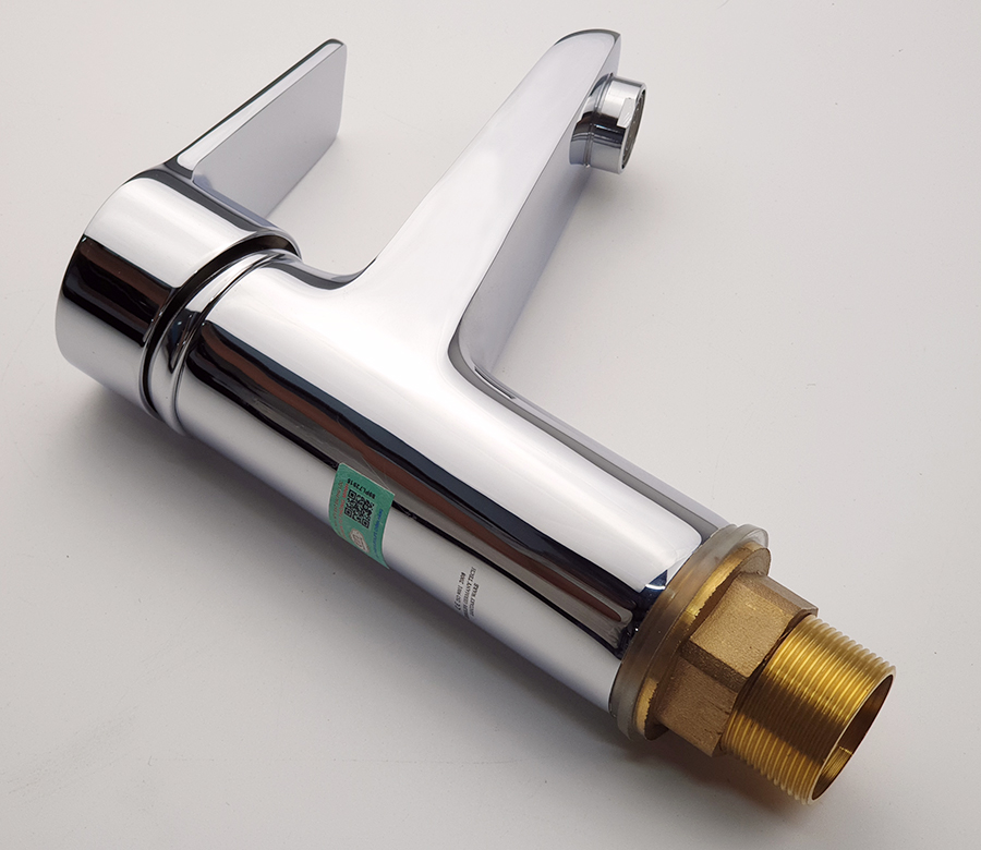 Vòi Lavabo nóng lạnh Đồng mạ Chrome Eurolife EL-AZA02 (Trắng bạc)