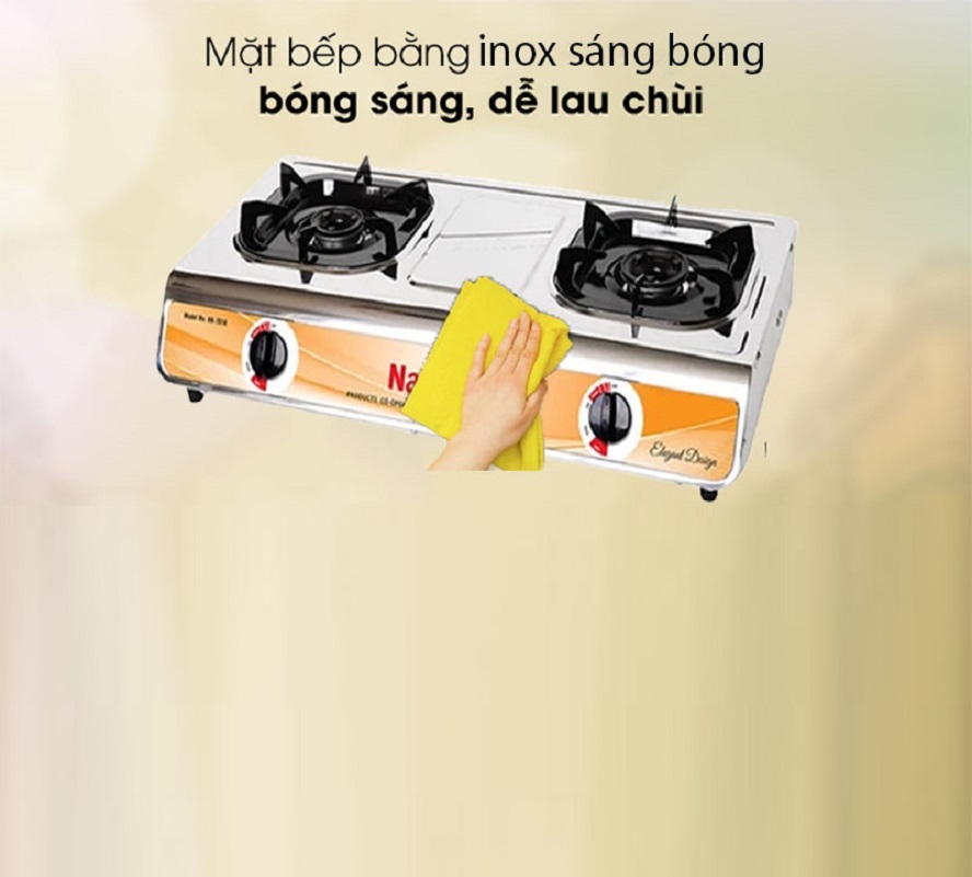 Bếp gas dương đôi Namilux NA-701ASM - Hàng chính hãng