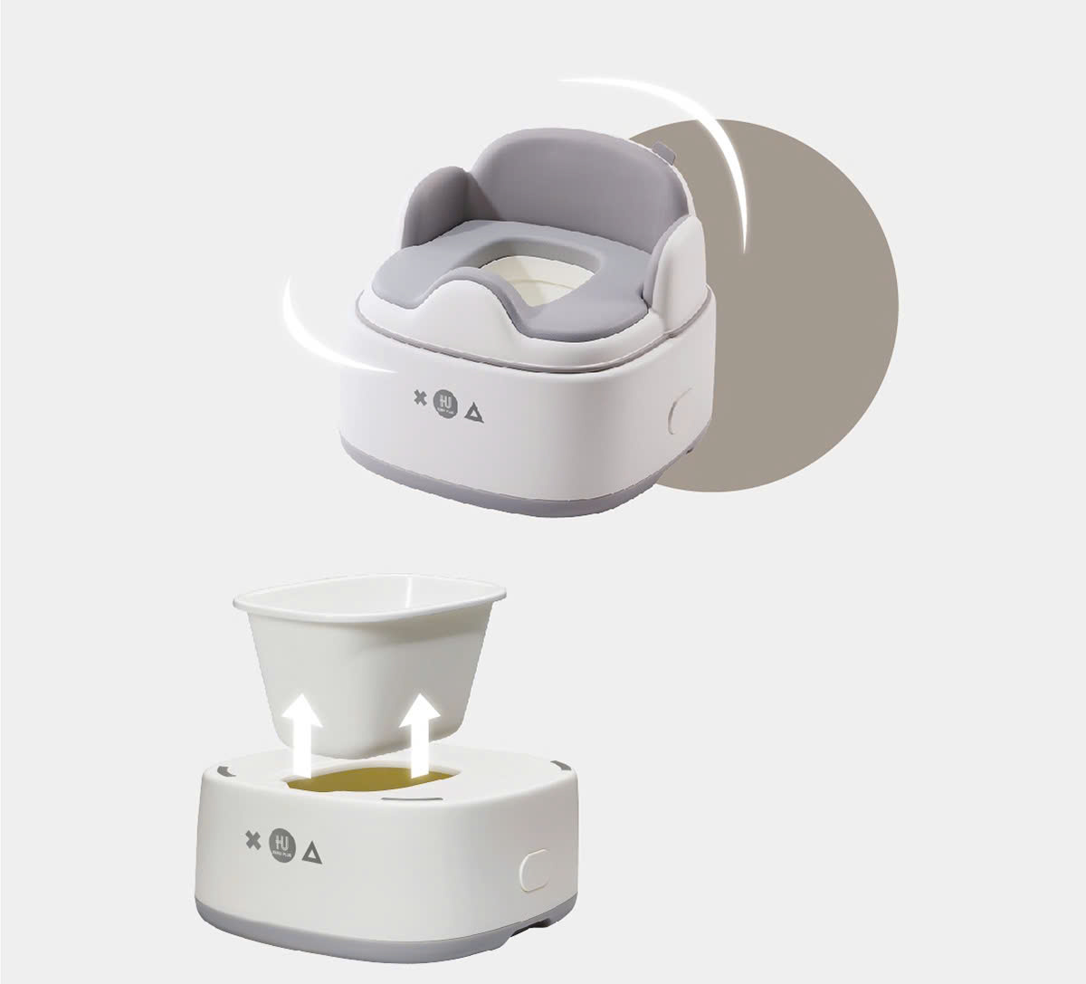 BÔ VỆ SINH ĐA NĂNG CHO BÉ 3IN1 KUKU PLUS - KU1162