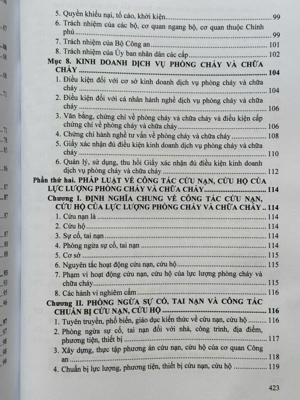 Sách Pháp Luật Về Phòng Cháy Và Chữa Cháy – Danh Mục Cơ Sở Thuộc Diện Quản Lý Về Phòng Cháy Và Chữa Cháy (V2519T)