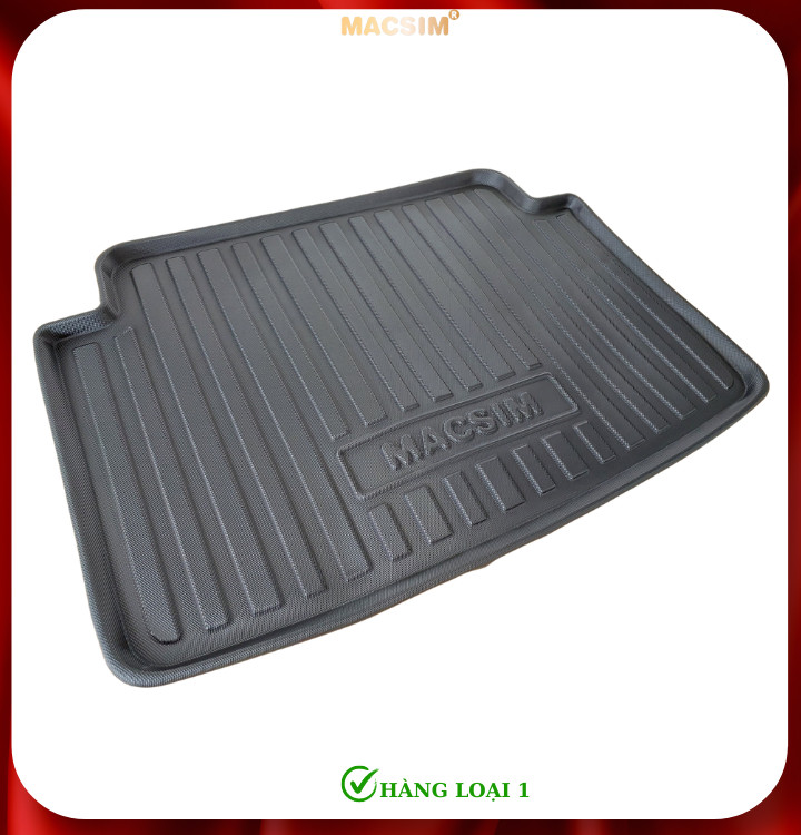 Thảm lót cốp xe ô tô Peugeot MG4 Nhãn hiệu Macsim chất liệu nhựa TPE cao cấp màu đen