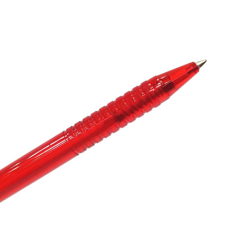 Hộp 12 Bút Bi Bấm Reporter 0.5 mm - Radius - Mực Đỏ