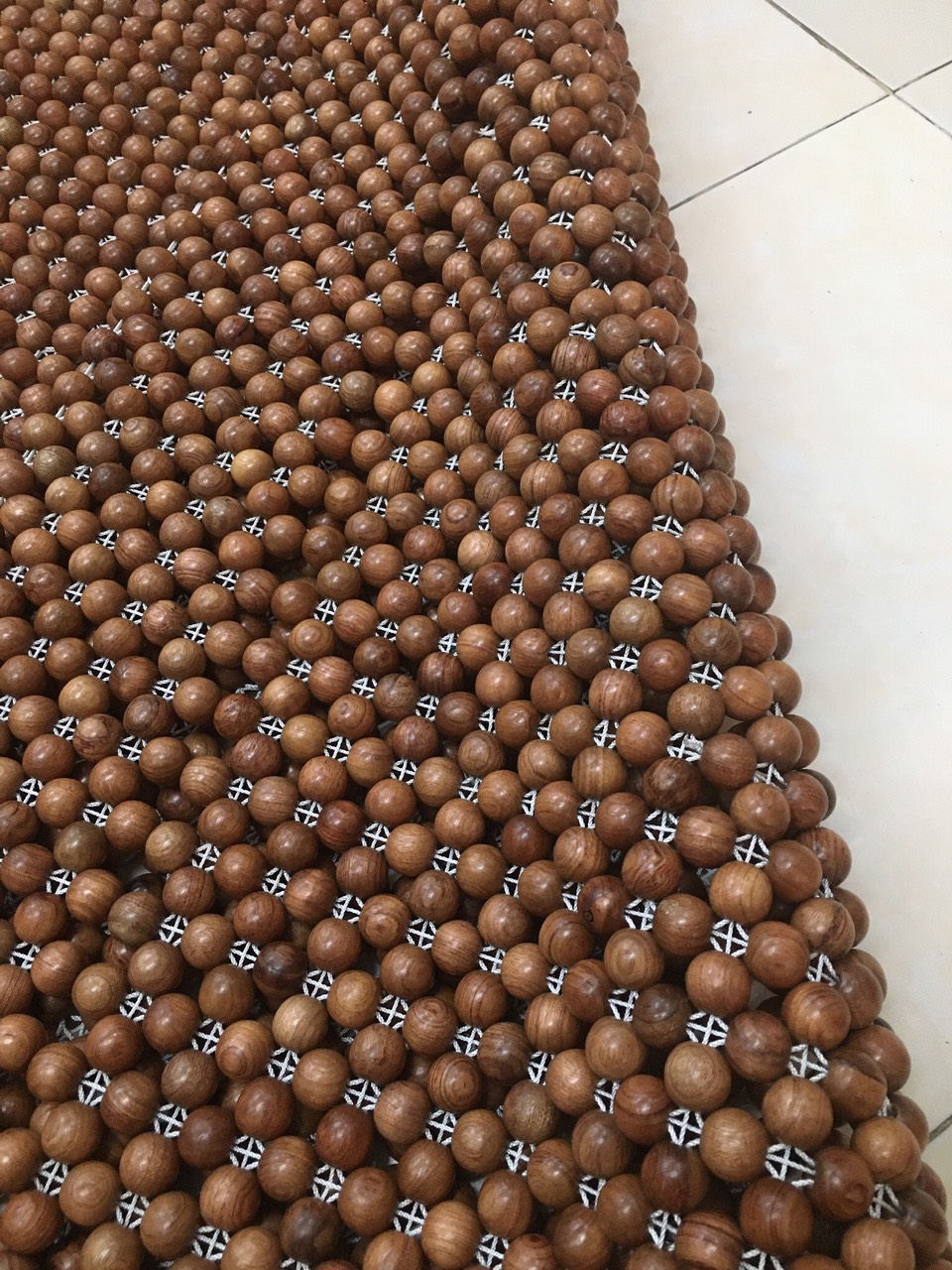 Chiếu hạt gỗ Hương Đá hạt 1,8cm - Chiếu hạt gỗ Việt.com ( video , hình thật )