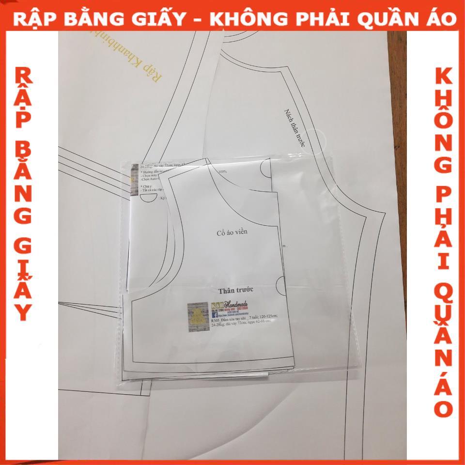 Rập đầm cổ sen R366 - giấy A0 (BẢN VẼ)