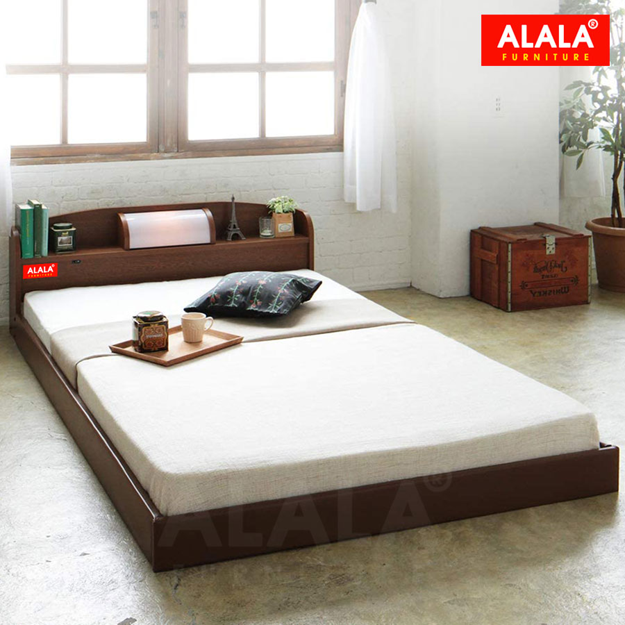 Giường thấp ALALA71 / Miễn phí vận chuyển và lắp đặt tận nơi/ Đổi trả 30 ngày/ Sản phẩm được bảo hành 5 năm từ thương hiệu ALALA/ Chịu lực 700kg