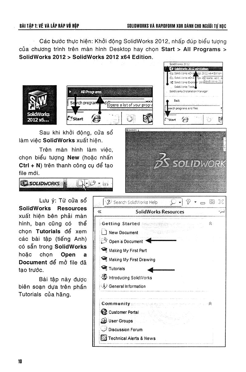 Solidworks & Rapidform Xor Dành Cho Người Tự Học