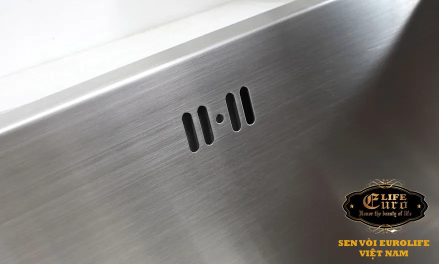 Chậu rửa chén Handmade Inox SUS 304 Eurolife EL-C21 (Trắng bạc)