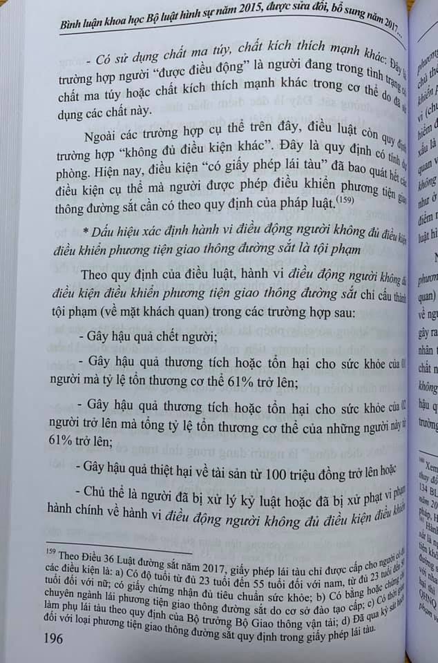 Bình Luận Khoa Học Bộ Luật Hình Sự Năm 2015 (Sửa Đổi, Bổ Sung Năm 2017) Quyển 2 - Phần Các Tội Phạm