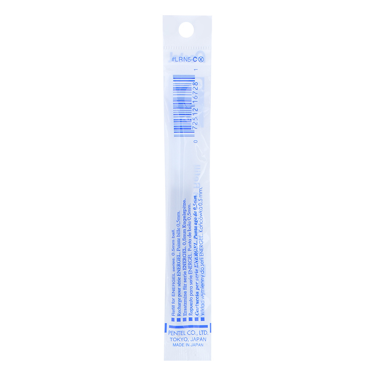 Hộp 12 Ruột bút nước energel Pentel LRN5 màu xanh 0.5mm