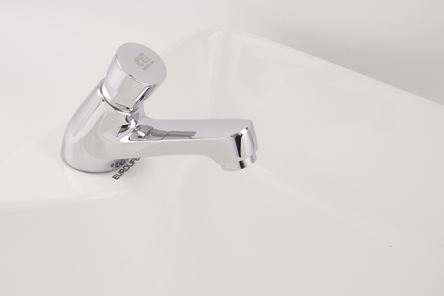 Vòi Lavabo lạnh nhấn hơi Eurolife EL-119 (Trắng bạc)
