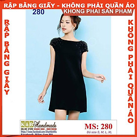 Rập giấy A0 đầm nữ mã 280 (BẢN VẼ)