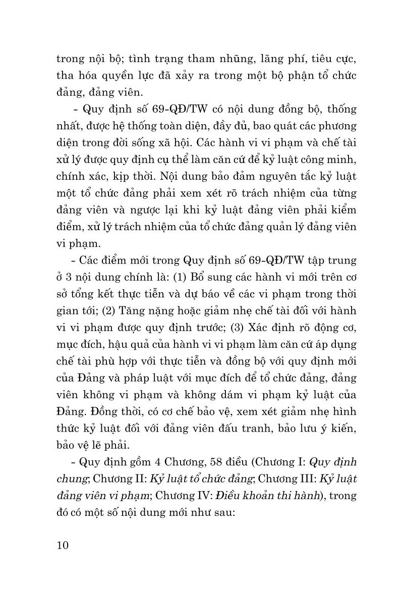Hỏi - đáp về xử lý vi phạm kỷ luật của Đảng (bản in 2024)